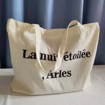 Neueste Modestyl Portable Baumwolle Leinwand Tote Tasche für das tägliche Leben produziert