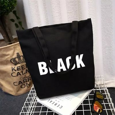 Neueste Modestyl Portable Baumwolle Leinwand Tote Tasche für das tägliche Leben produziert