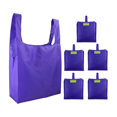 Mittelgroße Ripstop wiederverwendbare Klapptasche Einkaufstüte anpassbares Design
