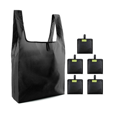 Mittelgroße Ripstop wiederverwendbare Klapptasche Einkaufstüte anpassbares Design