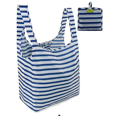 Mittelgroße Ripstop wiederverwendbare Klapptasche Einkaufstüte anpassbares Design