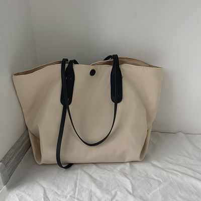 Zipper Messenger Bag Nylon Material Druck Logo Druck Einkaufstasche für das tägliche Leben