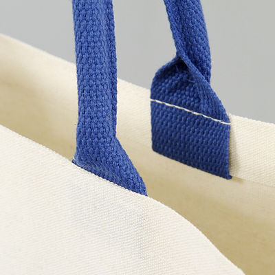 Maßgeschneiderte Handtasche mit leerer, quadratischer Unterseite, Baumwolle, Shopping-Handtasche für Werbung