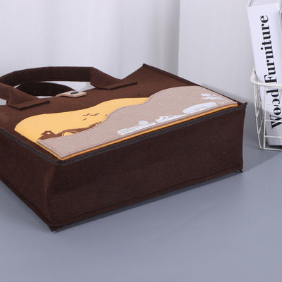 Drucken von Custom Logo Baumwoll Handtasche Tasche für Mode-Studenten mittlere Größe und OEM / ODM