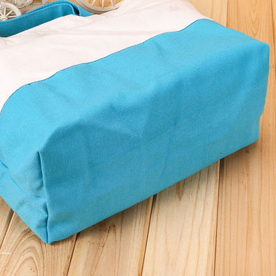 Custom Logo Akzeptiert Groß Baumwoll-Zip-Tasche für Handheld Bedürfnisse
