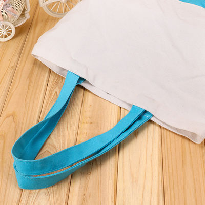 Custom Logo Akzeptiert Groß Baumwoll-Zip-Tasche für Handheld Bedürfnisse