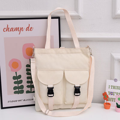 Große Kapazität Cartoon Schultertasche Mode Damen Leinwand Tasche für Studenten maßgeschneidert