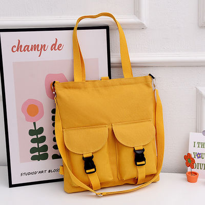 Große Kapazität Cartoon Schultertasche Mode Damen Leinwand Tasche für Studenten maßgeschneidert