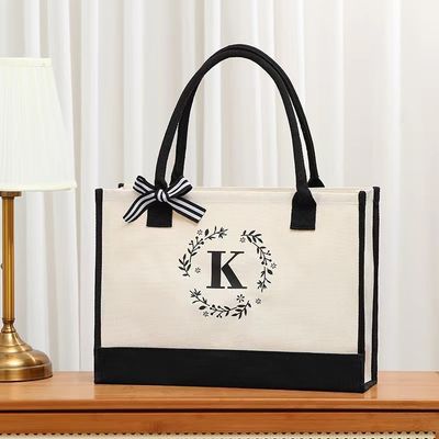 Einkaufstüten kundenspezifische Farbe große Tote Leinwandtasche mit personalisiertem Design Brief
