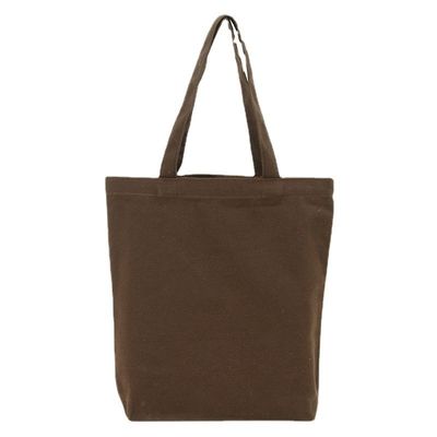 Einkaufsmöglichkeit Anpassungsgröße Feste Farbe Baumwolle Leinwand Tote-Tasche mit individuellem Logo