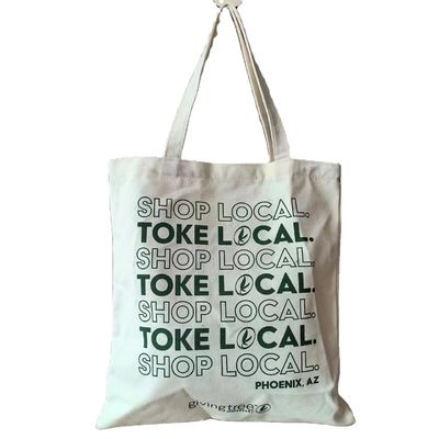 Custom Printed Logo Geschenke Langlebige Baumwolle Leinwand Shopping Tote Bag mit individueller Farbe
