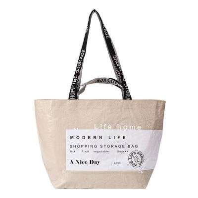 Geschenke für alle Jahreszeiten Klappbare PP-gewebte Tote-Tasche mit individuellem Logo-Druck
