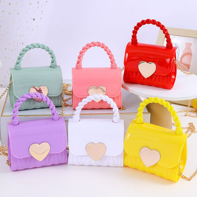 Mini-Kette-Gürtel-Botschafter-Handtaschen Mode PVC-Tote-Taschen mit PVC-Behältermaterial