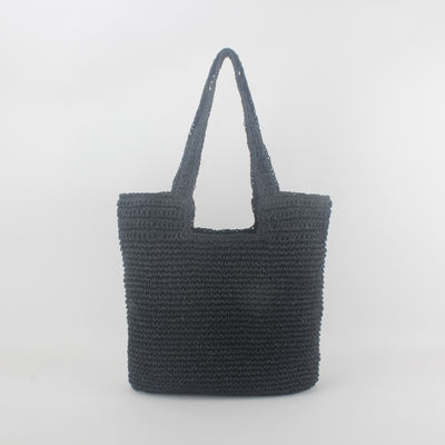 Akzeptable OEM/ODM Sommer-Raffia Stroh-Tote-Tasche für recycelte Strandtasche