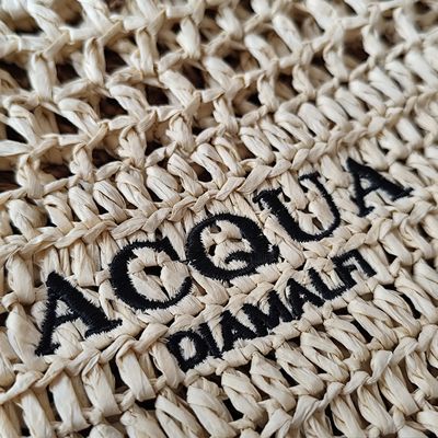 Hochkapazitäts-Koreanische Frauenstrohstrand-Ferien-Picknicktasche mit individuellem Logo