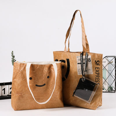 Custom Großkapazität Tote Tasche Sopping Tasche Öko-freundliche wasserdichte Dupont Papiertasche