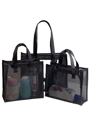 Anpassungsfähige Nylon-Gitter-Kosmetik-Tasche für Multifunktions-Make-up-Speicher und Reisen
