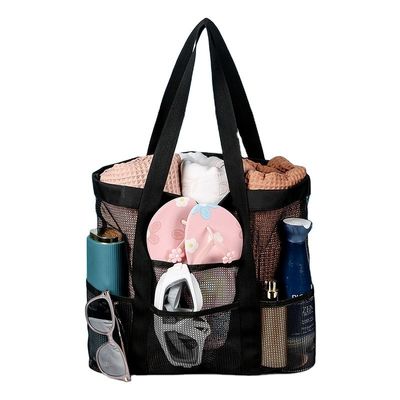 Anpassungsfähige Nylon-Gitter-Kosmetik-Tasche für Multifunktions-Make-up-Speicher und Reisen