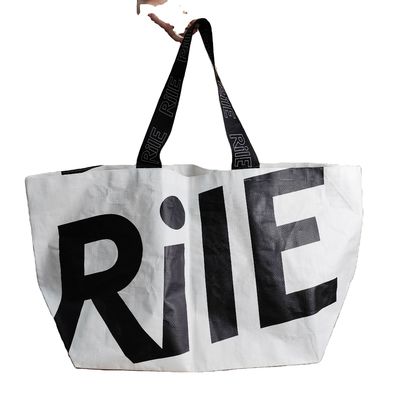 Personalisierte Logo-Druck PP Gewebte Tote-Tasche für Strandreise Studienförderung