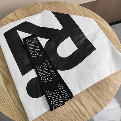 Personalisierte Logo-Druck PP Gewebte Tote-Tasche für Strandreise Studienförderung