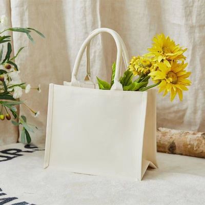 Custom Logo gedruckte wiederverwendbare Leinwand-Tote-Tasche für Geschenke und umweltfreundliche Werbung