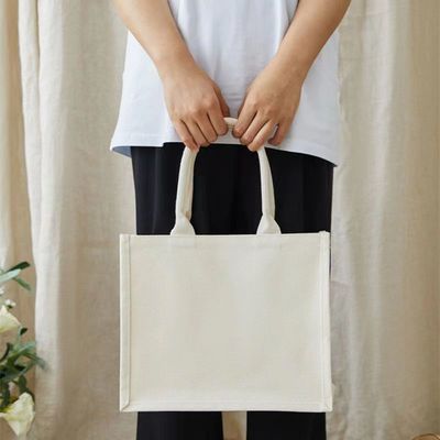 Custom Logo gedruckte wiederverwendbare Leinwand-Tote-Tasche für Geschenke und umweltfreundliche Werbung