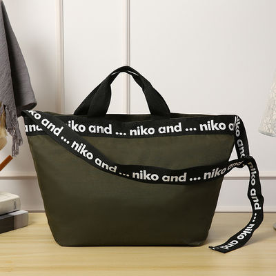 Mittelgroße, auf Abzug gedruckte, recycelte, einfache, organische Baumwolle, Leinwand-Tote-Tasche mit Logo