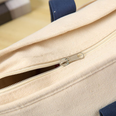 Mittelgroße, auf Abzug gedruckte, recycelte, einfache, organische Baumwolle, Leinwand-Tote-Tasche mit Logo