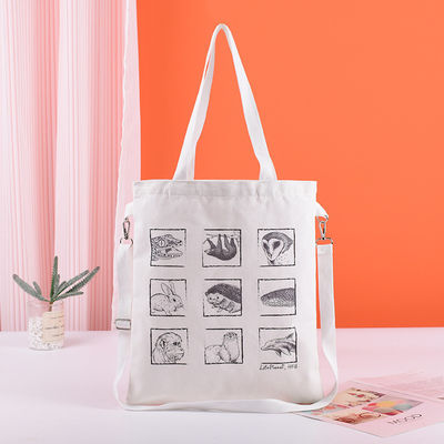 Sublimation Tote Bags Custom Logo gedruckt für wiederverwendbare große Kapazität Leinwandbeutel