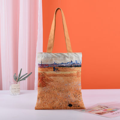 Sublimation Tote Bags Custom Logo gedruckt für wiederverwendbare große Kapazität Leinwandbeutel