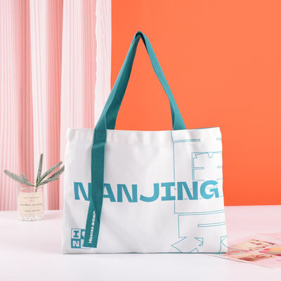 Sublimation Tote Bags Custom Logo gedruckt für wiederverwendbare große Kapazität Leinwandbeutel
