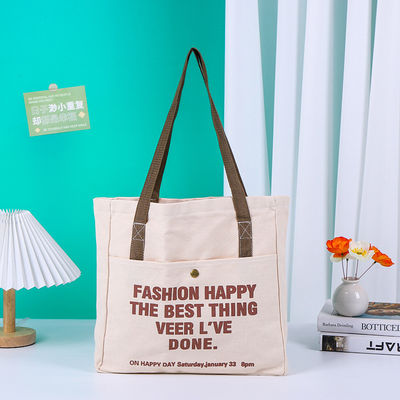 Briefmuster Typ Waschbare Leinwand Tote Tasche Modisch für die Förderung Festival Geschenk