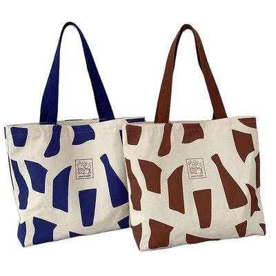 Gemachte Eco-Shopping-Tasche Große Leinwand-Baumwoll-Tote-Tasche für Frauen