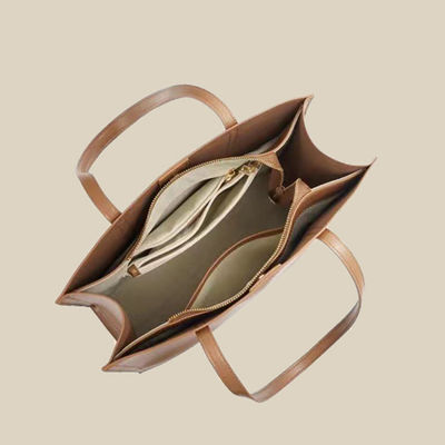 Briefmuster Typ Ritzy minimalistische Frauen Einkaufstüte kundenspezifische Leder-Tote-Taschen
