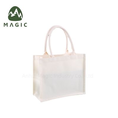 Outlet Leere einfache Custom Logo Druck Leinwand Baumwolle Tote Taschen für das tägliche Schulleben