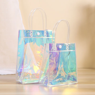 Customized Logo akzeptiert Wasserdichte Tote-Tasche für Frauen Recycling-TPU-Einkaufstüte