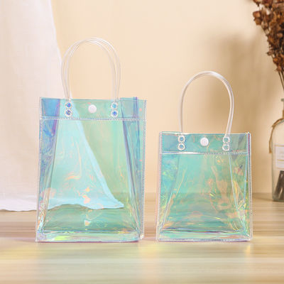 Customized Logo akzeptiert Wasserdichte Tote-Tasche für Frauen Recycling-TPU-Einkaufstüte