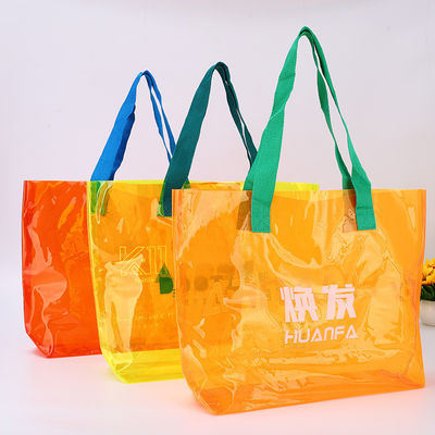 Customized Logo akzeptiert Wasserdichte Tote-Tasche für Frauen Recycling-TPU-Einkaufstüte