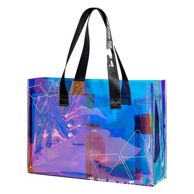 Customized Logo akzeptiert Wasserdichte Tote-Tasche für Frauen Recycling-TPU-Einkaufstüte