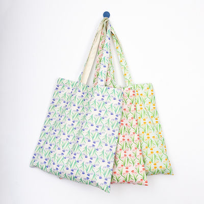 Handgestaltete Custom Print Baumwolle Leinwand Tote Tasche für umweltfreundliche Feiertagsgeschenk