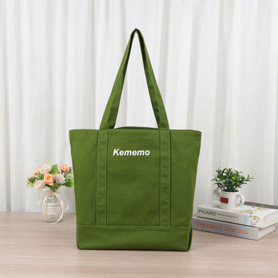 Handgestaltete Custom Print Baumwolle Leinwand Tote Tasche für umweltfreundliche Feiertagsgeschenk