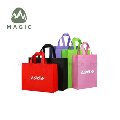 Custom Logo Nicht gewebte Einkaufstüte für Wiederverwendbare Feiertagsgeschenk-Tote-Aktionen