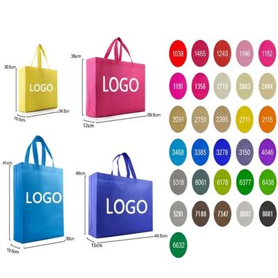Custom Logo Nicht gewebte Einkaufstüte für Wiederverwendbare Feiertagsgeschenk-Tote-Aktionen