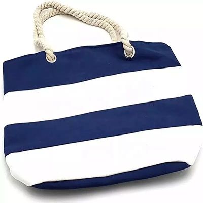 Custom Logo Druck Wiederverwendbare Einkaufstaschen für Frauen Leinwand Handschultertasche