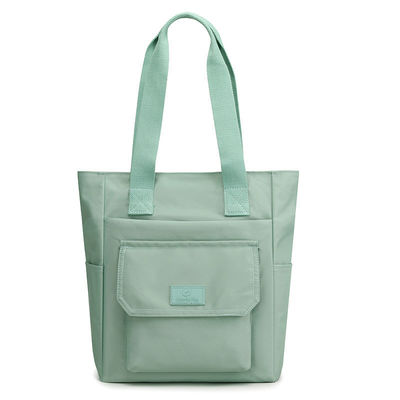 Kleingröße Alltagsschule Leinwand Baumwolle Tote-Taschen mit Farb-Custom-Logo-Druck