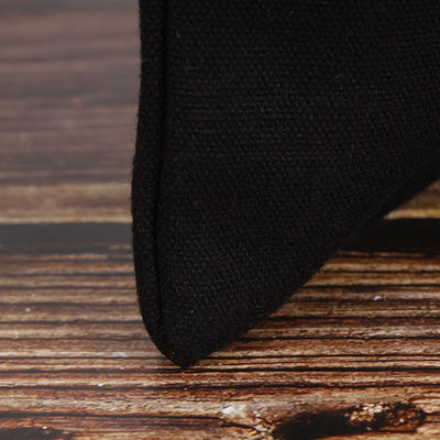 Einfache schwarze, umweltfreundliche, Baumwoll-Leinwand-Tote-Tasche mit benutzerdefiniertem Logo