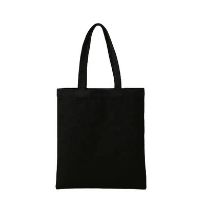 Custom-Logo-gedruckte Leinwand-Tote-Taschen in schwarzen, roten, rosa, blauen, lila Farben für Wiederverwendung