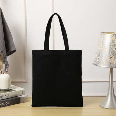 Custom Logo gedruckte wiederverwendbare Leinwand Tote-Tasche für den täglichen Schulleben Einkaufsbedarf