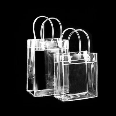 Öffnen Schließung Kundenspezifische klare PVC-Verpackungstüte für transparente große PVC-Tote Geschenke Reisen
