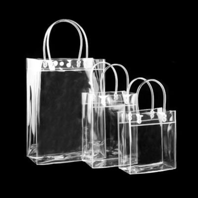 Öffnen Schließung Kundenspezifische klare PVC-Verpackungstüte für transparente große PVC-Tote Geschenke Reisen